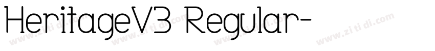 HeritageV2 Regular字体转换